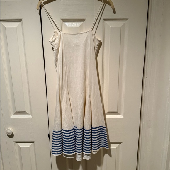 Rugby Ralph Lauren White Dress with Blue Stripes - Picture 3 of 3